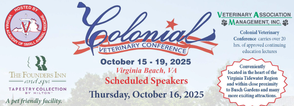 The Colonial Veterinary Conference in Virginia Beach, Virginia
